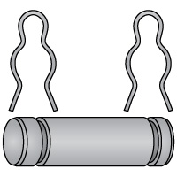 Drilled Pin with Bridge Pin