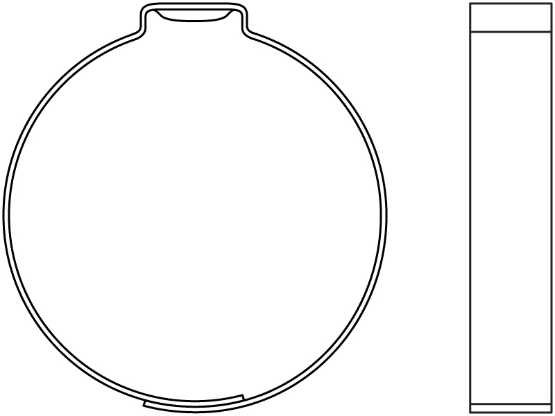 1-Ear Hose Clamp 1-Ear Hose Clamp