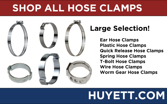 Shop hose clamps on Huyettdotcom